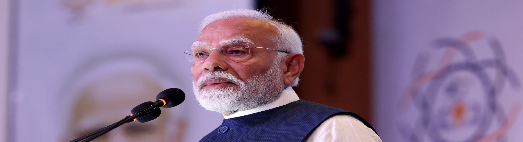 Honourable Prime Minister Sh. Narendra Modi addressing at the launch of Karmayogi Saptah - National Learning Week at Dr. Ambedkar International Centre, in New Delhi on October 19, 2024.